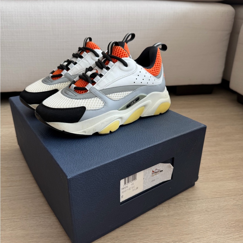 Dior B22 Sneakersd Grey Orange – Size 
37 - Picture 2 of 4